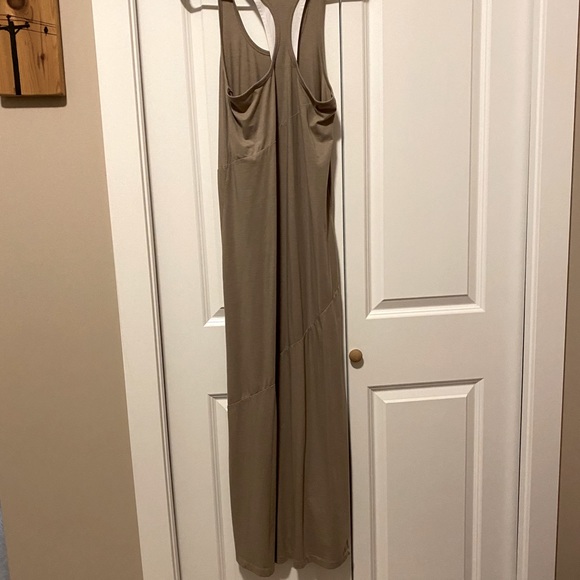 Lole Maxi A-line Cotton Tank Dress Taupe - Picture 4 of 7
